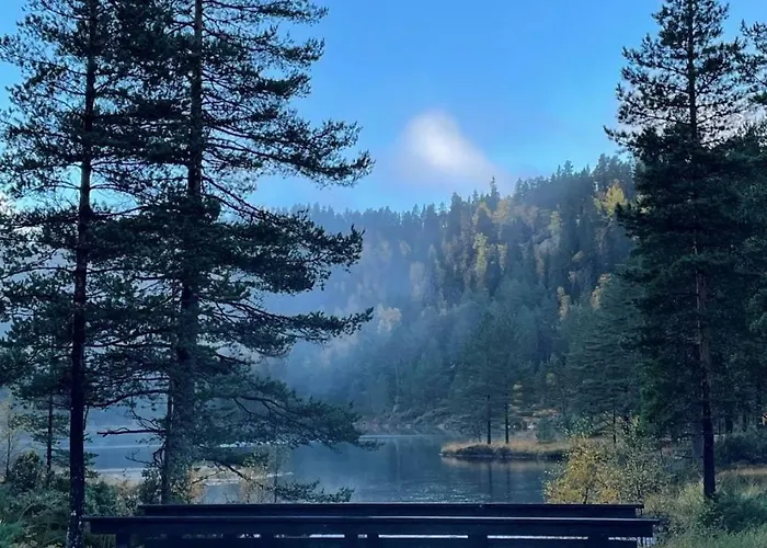 펜션 Peaceful Lakefront Tjaldal